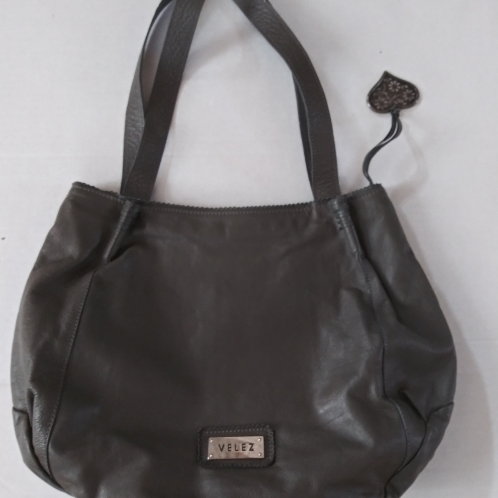 Velez Rare Grey Leather Purse from Columbia
